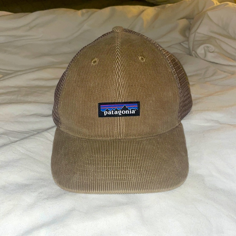 Patagonia Tan Corduroy Trucker Hat